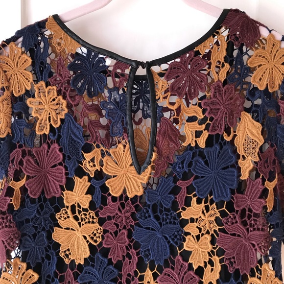 ASTR Lace Crochet Mini Dress Small - Picture 6 of 8